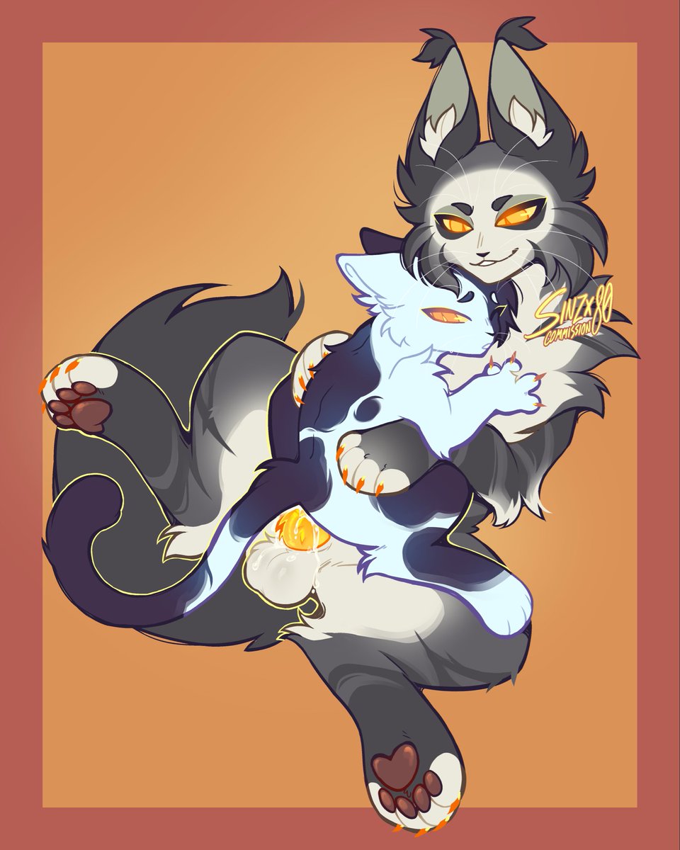 xbramblefrostx's tweet photo. cm i got from @sinzx80 of my oc thistlelight x swiftpaw !! >w< https://t.co/LmRN2ogymD