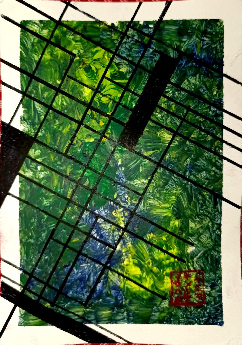 Imendigon's tweet photo. Expansión Botánica
Serie Arquitectura del Desborde

#artecontemporaneo
#contemporaryart
#abstractpainting
#contemporarypainting
#geometricabstraction
#abstractart
#colorfieldpainting
#artonpaper
#processpainting
#visualstructure
#fineart
#artcollector
#fineartcollector https://t.co/BKkvzhaAFO