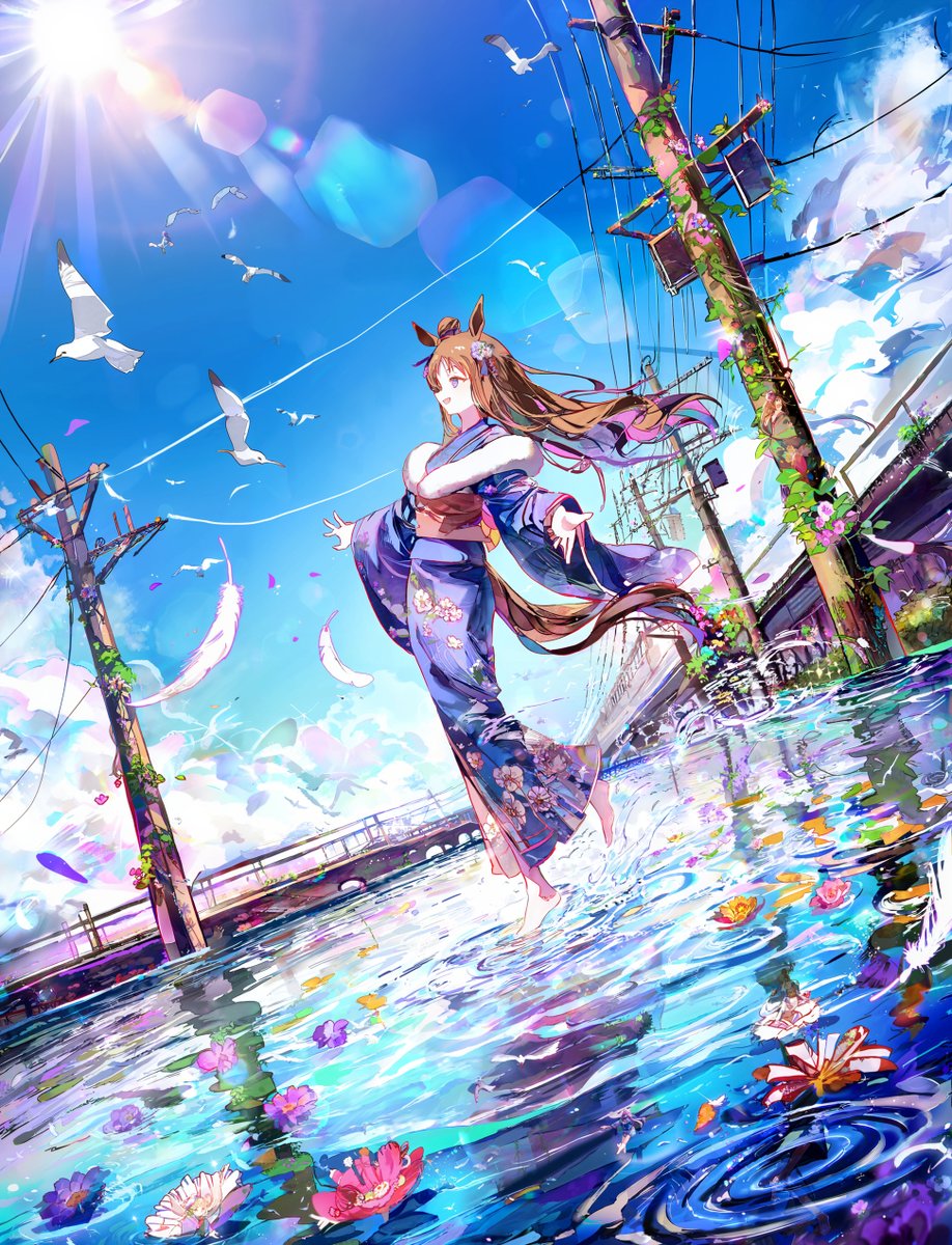 Skywade” グラスワンダー／Grass Wonder #AIart #ウマ娘