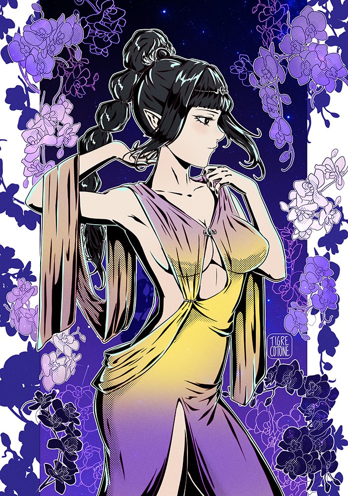 tigrecotone's tweet photo. last year's anime  art of her, but I have a plan for redraw it in semi-real ^^ 
#bg3 #shadowheart #baldursgate3 https://t.co/98yucgATHm