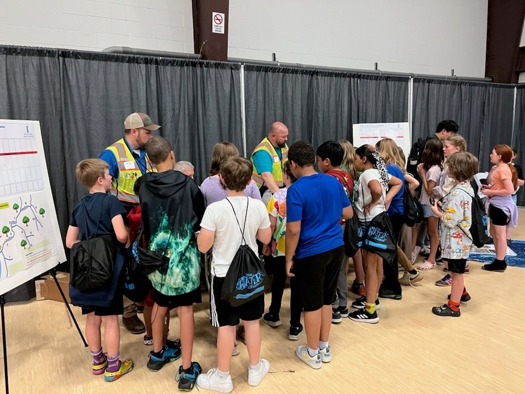 KitsapHealth's tweet photo. We had so much fun at Kitsap Public Utility District's Water Festival! Hundreds of third and fourth graders joined our detective Sherlock Beachcombs to find the source of contamination in our pollution prevention game (spoiler alert: it was poop). Thank you, young detectives! https://t.co/4nqKYsV4yF