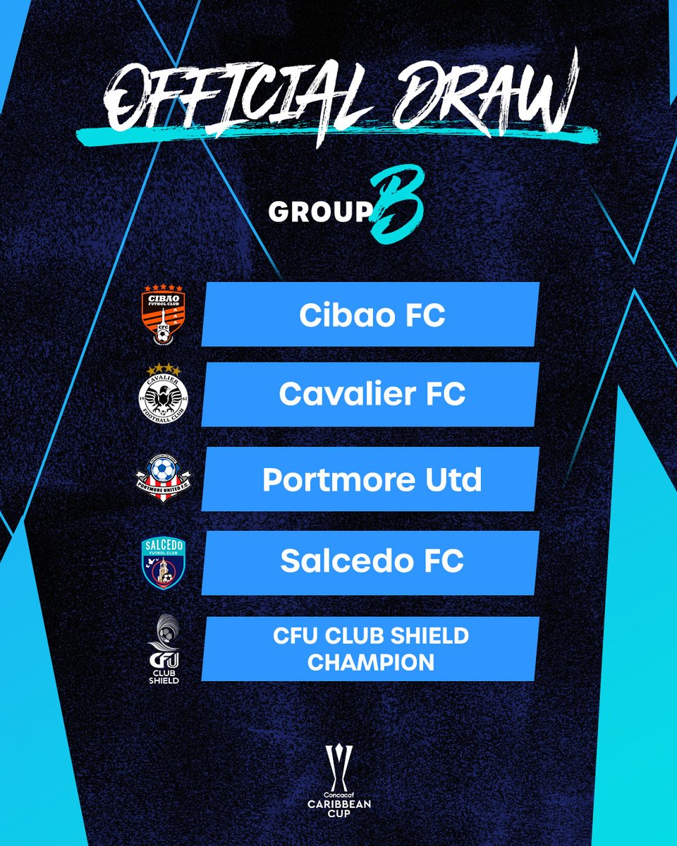 TheChampions's tweet photo. The matchups are set for the 2026 Concacaf Caribbean Cup 🔥🏆 https://t.co/KZ9SGx7eDu
