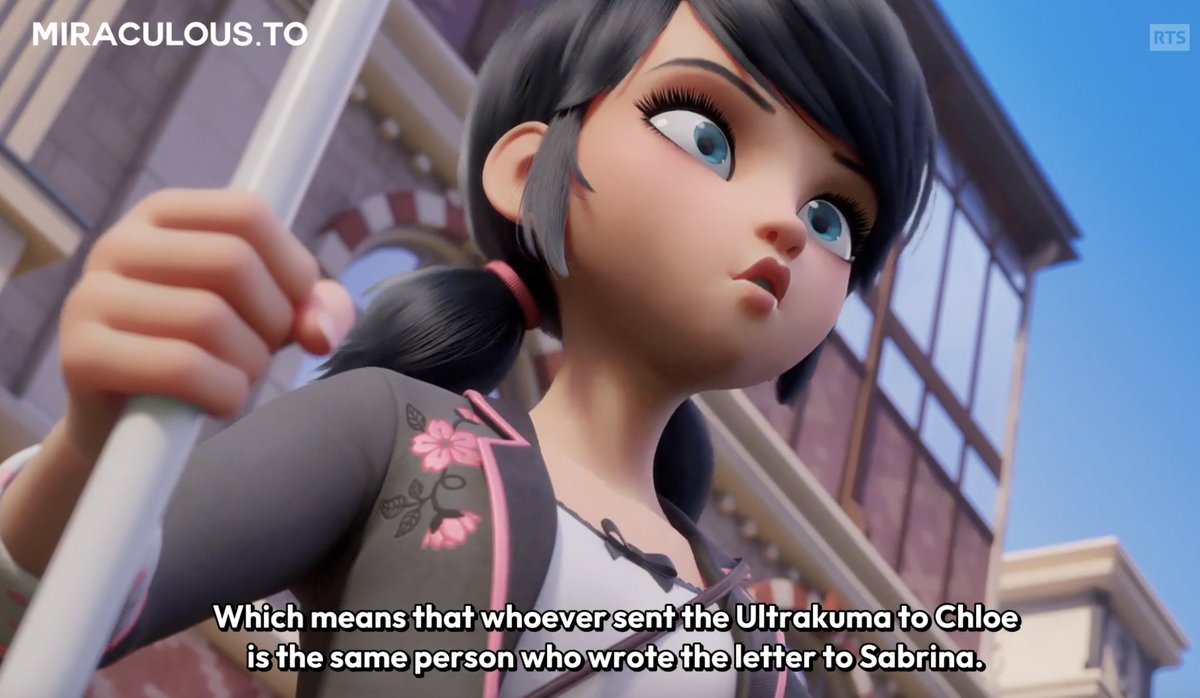 Ali12907019's tweet photo. @Thomas_Astruc Hi i just want to know how Marinette could have possibly known that the ultrakuma came from Chloe's bag if she never saw it coming in or out of it??? #MLBS6Spoilers https://t.co/1U7z8xkiDt