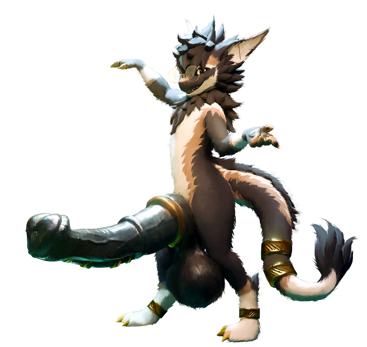 LorgeInCharge's tweet photo. @/SidekicksArt (hes on that other platform) brought my other half to life 

Despite never doing a hyper comm before and not being into it :3c https://t.co/Gct0fwQj7S