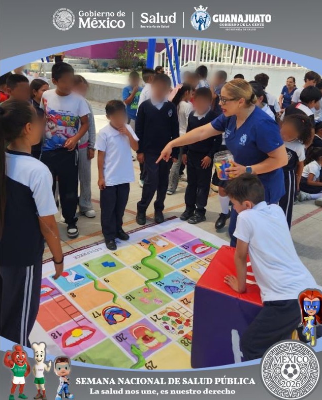 IsapegJsIV's tweet photo. 📷 ¡La salud nos une y hoy se vive con fuerza en cada rincón de nuestros municipios! 📷
Seguimos avanzando con gran entusiasmo en las actividades de la Semana Nacional de Salud Pública.
#SNSP2026Guanajuato
#GobiernoDeLaGente
#SomosLíderesEnSalud https://t.co/sQeXcVgIT4