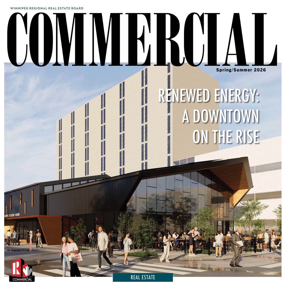 WpgRegionREB's tweet photo. Renewed energy: A downtown on the rise where culture, commerce and character collide. Explore the full story in our Commercial Real Estate Magazine (Spring/Summer 2026 edition) on pages 6-7, or read it online now at https://t.co/hO31GnK2Ug https://t.co/uojVMyfEj8