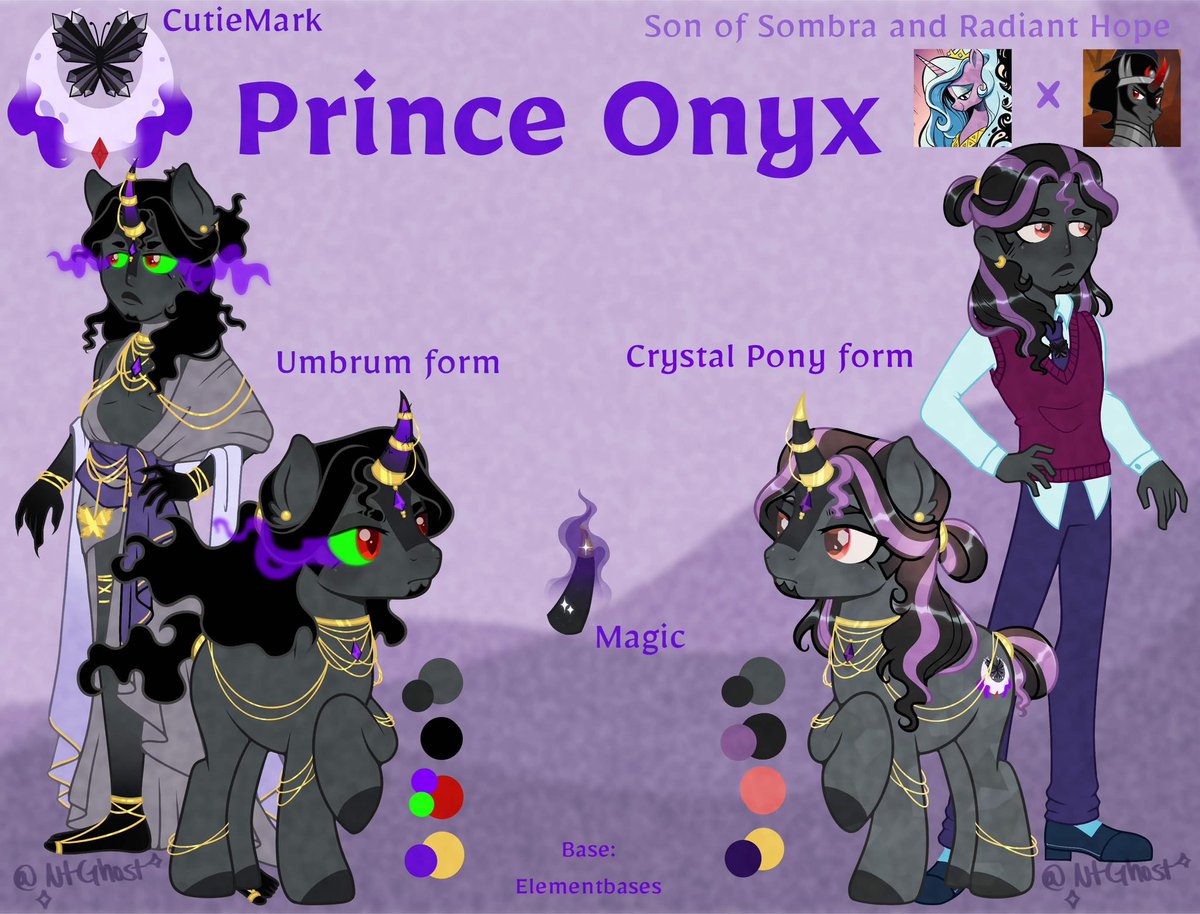 NTGhost01's tweet photo. @cowboypony My pretty oc Onyx 💜 https://t.co/XnrzRnjdBr