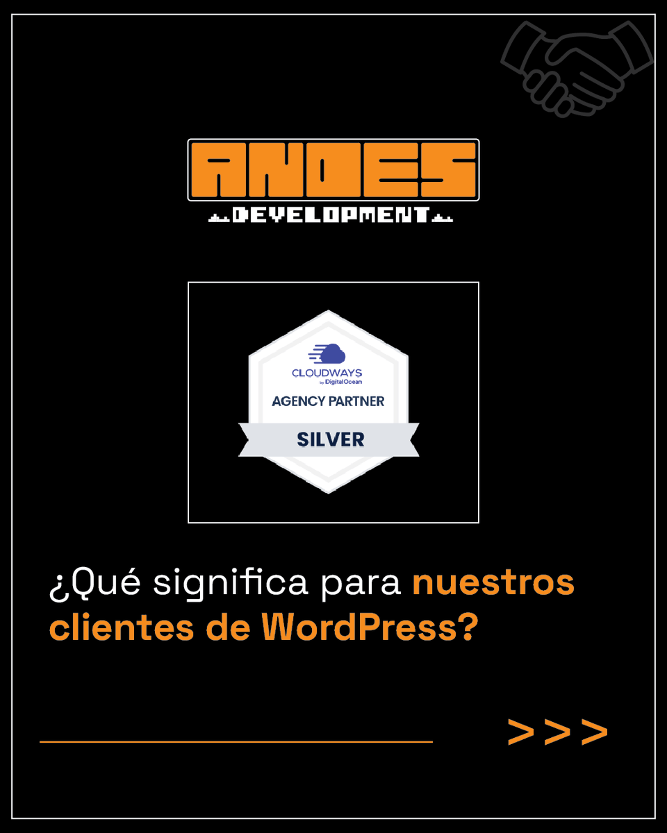 AndesDev's tweet photo. 🚀 Andes Development ya es Silver Partner de Cloudways Agency.

Ahora ofrecemos plataformas WordPress y WooCommerce más rápidas, seguras y escalables, con infraestructura cloud de alto rendimiento y menos problemas de downtime o lentitud.

Más información: https://t.co/OyeI1zYYoT https://t.co/1flFwp5ede