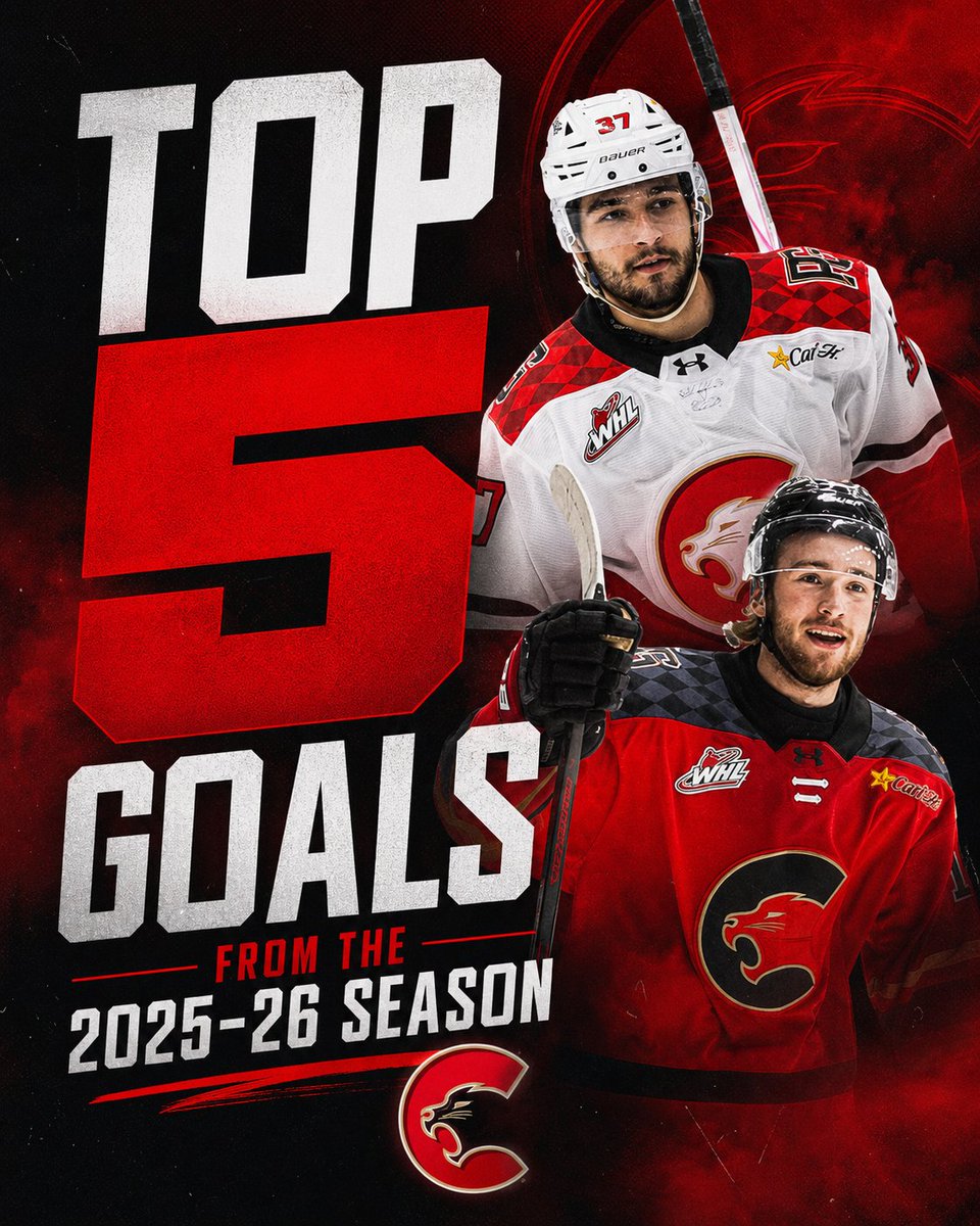 PGCougars's tweet photo. TOP 5 TIME! 

We start it with the Top 5 goals from the 2025-26 season! 👇 https://t.co/VYzb2mJ9sI