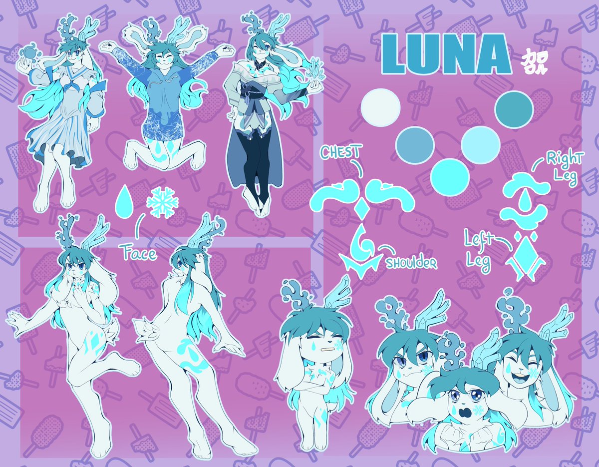 Luna the Jackalope tweet media