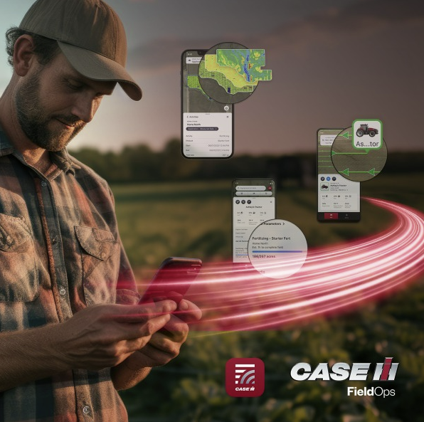 ServiceMotorCo's tweet photo. The Case IH FieldOps™ all-in-one farm management solution:
• Monitor crop health, growth and field conditions in real time 
• Track machinery usage and performance metrics 
• Collect farm management data for an intuitive overview of your operation https://t.co/FU1xU0EZcQ