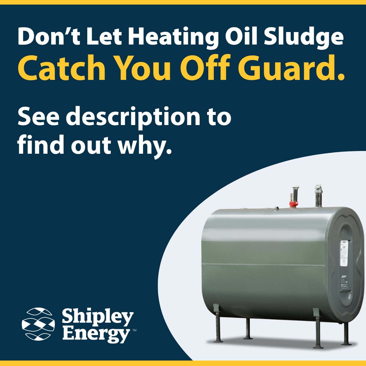 ShipleyEnergy's tweet photo. Summer's almost here, but don't forget about your oil tank. 🛢️ 

A half-empty tank invites condensation. Condensation invites #sludge. And sludge can take your heating system down when you need heat most.

Top off your tank today! Call 717-912-5240. 📲

#HeatingOil #ShipleyEnergy https://t.co/0EKZfQO4xQ