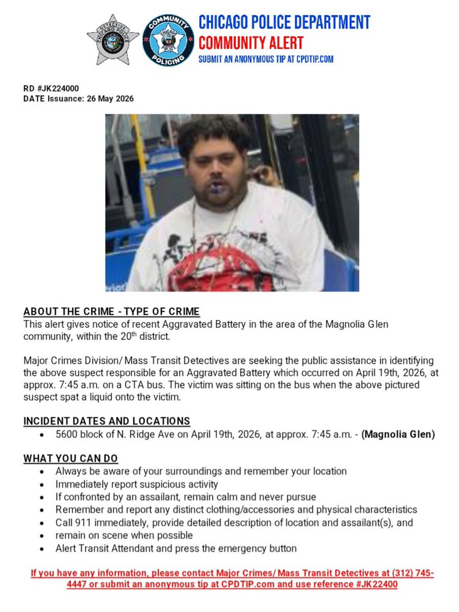 TAhern_'s tweet photo. AGGRAVATED BATTERY on #CTA @ChicagoCAPS20 @Area3Detectives Mass Transit Detectives https://t.co/Fq9ZojkxEa #ChicagoPolice https://t.co/JcgDvIFtBW