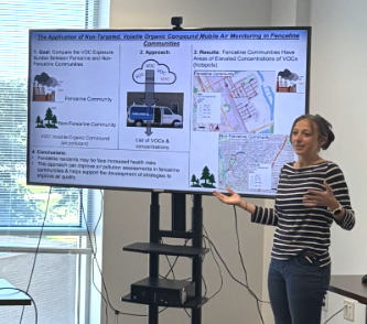 tamusuperfund's tweet photo. @tamusuperfund &amp; @tamutox trainees at #TrACMeet with the Presidential Leadership Scholars - sharing their #SRP_research in 3-minute flash talks to an audience from community, nonprofit, public health, and industry orgs. Science that connects - Science with impact.   @NIH https://t.co/GLYdjPDWP4