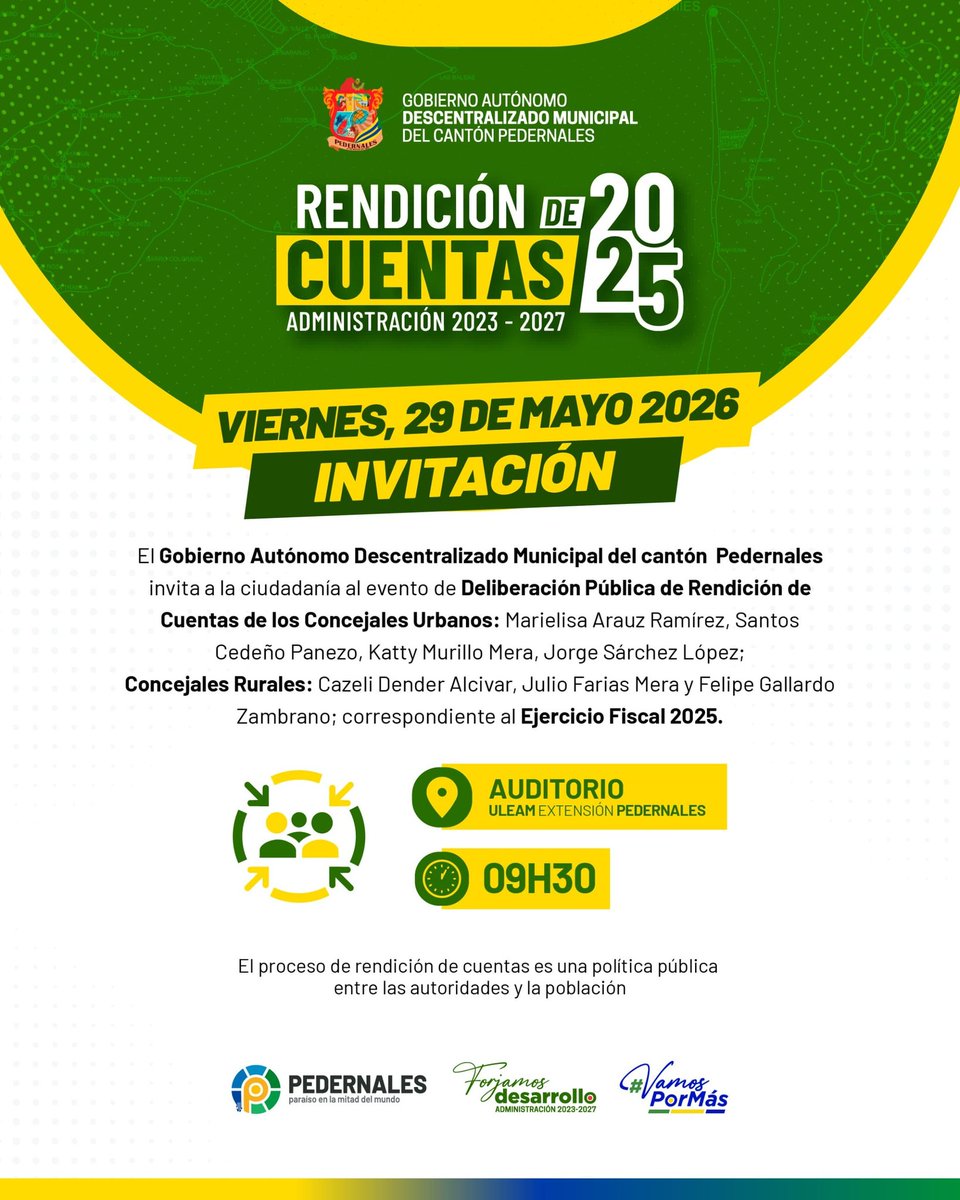Alcaldía Ciudadana de Pedernales tweet media