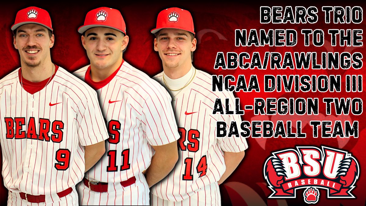 bsubears's tweet photo. 𝐂𝐨𝐧𝐠𝐫𝐚𝐭𝐮𝐥𝐚𝐭𝐢𝐨𝐧𝐬 𝐭𝐨 𝐑𝐲𝐚𝐧, 𝐂𝐚𝐦 𝐚𝐧𝐝 𝐑𝐲𝐥𝐚𝐧  𝐨𝐧 𝐭𝐡𝐞𝐢𝐫 𝐬𝐞𝐥𝐞𝐜𝐭𝐢𝐨𝐧𝐬 𝐭𝐨 𝐭𝐡𝐞 𝟐𝟎𝟐𝟔 𝐀𝐁𝐂𝐀/𝐑𝐀𝐖𝐋𝐈𝐍𝐆𝐒 𝐀𝐋𝐋-𝐑𝐄𝐆𝐈𝐎𝐍 𝐓𝐖𝐎 𝐓𝐄𝐀𝐌𝐒⚾️‼️🔥💪🏽 https://t.co/zuC4VZisnl