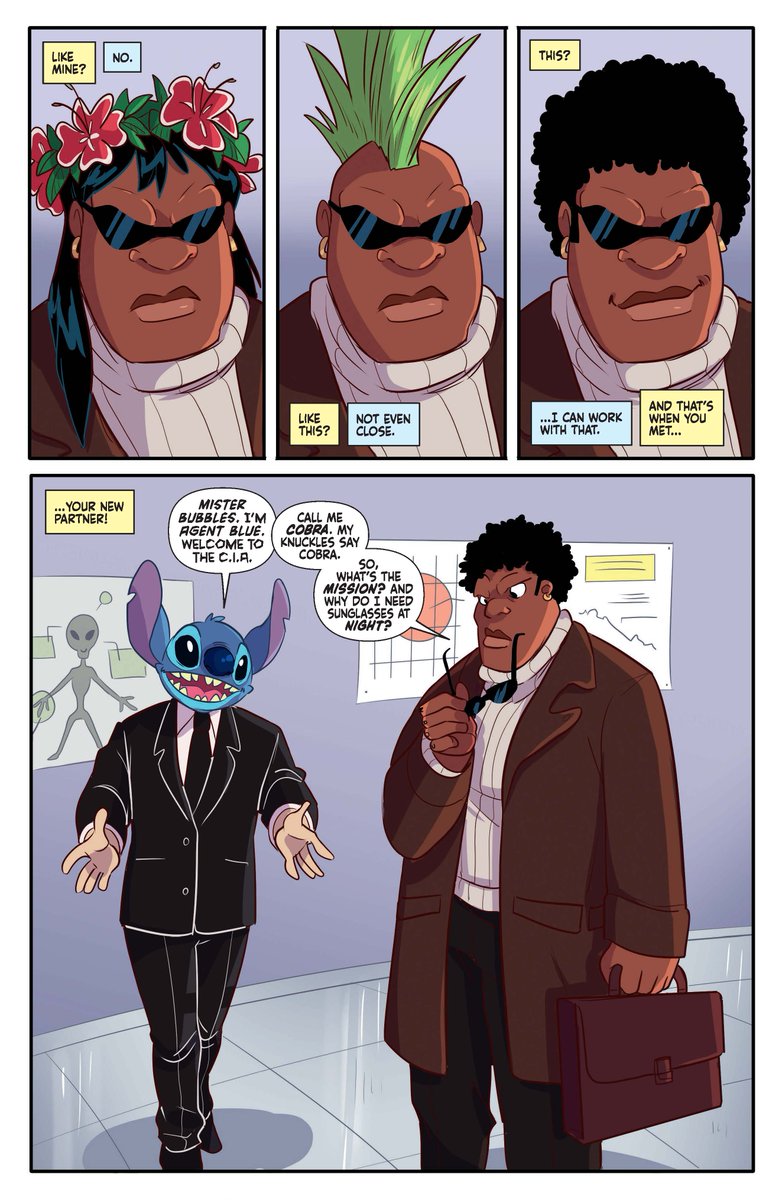 DynamiteComics's tweet photo. In stores this week, Lilo & Stitch 626 #1 from Daniel Kibblesmith and George Kambadais. Here’s a look inside.
#disney #liloandstitch #danielkibblesmith #georgekambadais
https://t.co/vu08qDyPuR https://t.co/DDTbn9R0IK