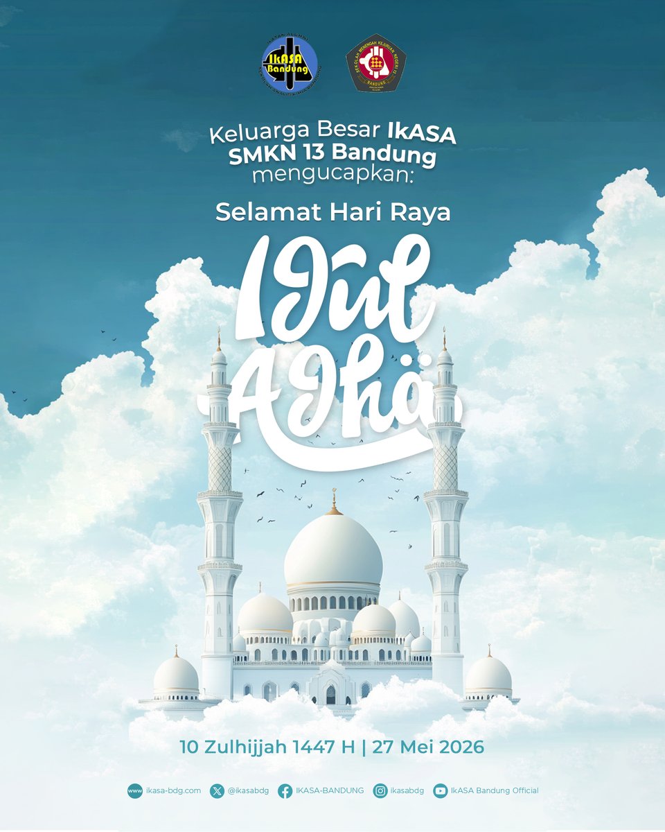 ikasabdg's tweet photo. Hari ini adalah momen terbaik buat kita semua untuk nge-recharge hati dengan nilai-nilai pengorbanan dan keikhlasan. Jarak mungkin memisahkan kesibukan kita sekarang, tapi semangat berbagi dan kekeluargaan harus tetap terkoneksi dengan kuat. https://t.co/9OxgFfs6aK