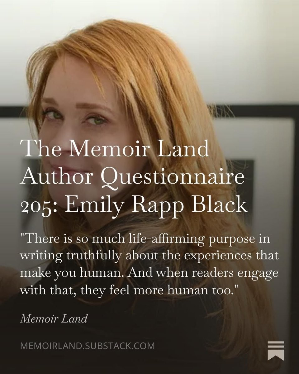 CounterpointLLC's tweet photo. "There is so much life-affirming purpose in writing truthfully about the experiences that make you human. And when readers engage with that, they feel more human too."

Read I WOULD DIE IF I WERE YOU author Emily Rapp Black's full Memoir Land interview here: https://t.co/oI7bLy7MRa