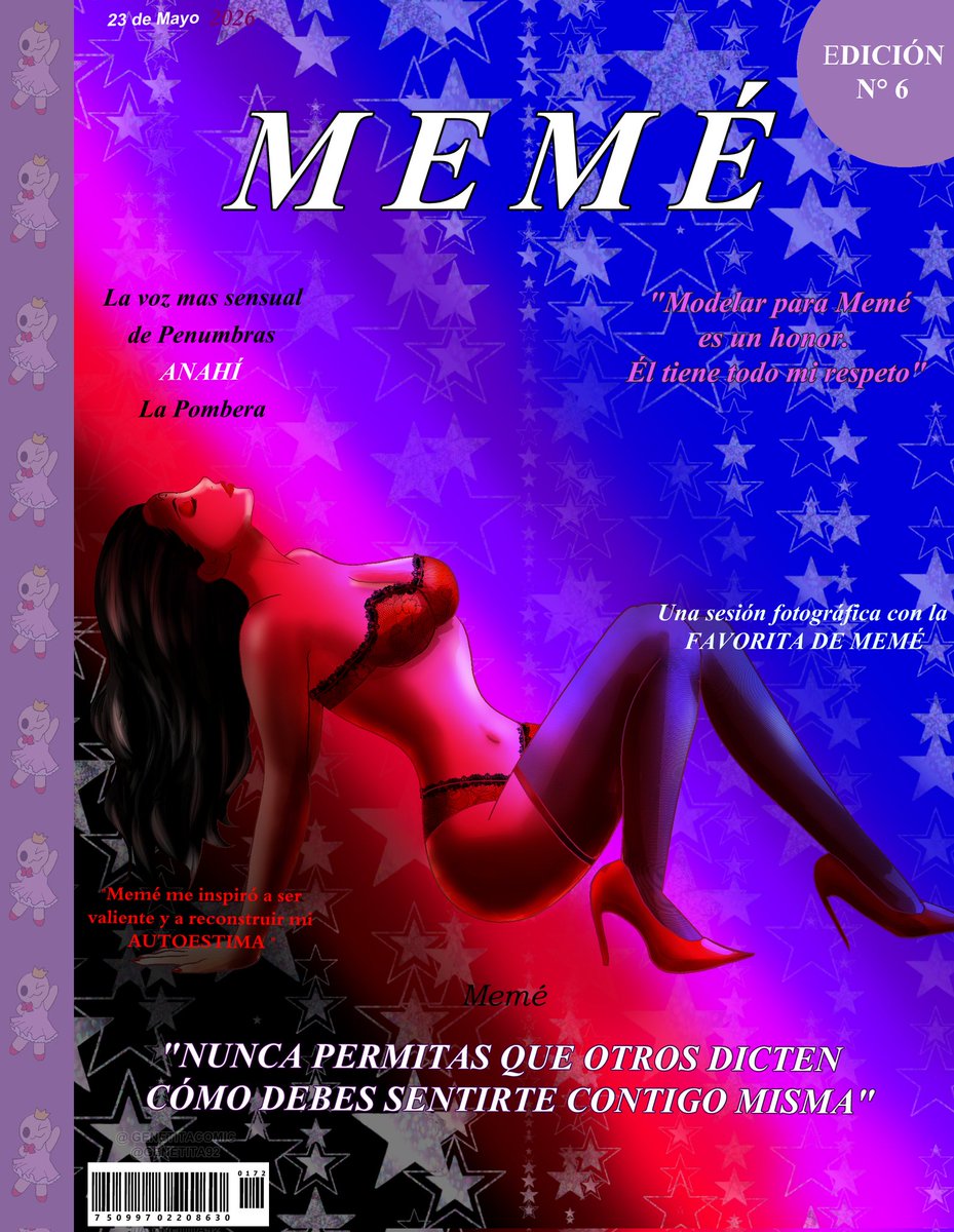Genetitacomic's tweet photo. Revista Memé - Edición N° 6. Editorial Genetita, presenta al espíritu protector de las mujeres, Anahí.

#revistamemé #digitalart #originalcharacter #digitalpainting #artwork https://t.co/k4OyONU8tD