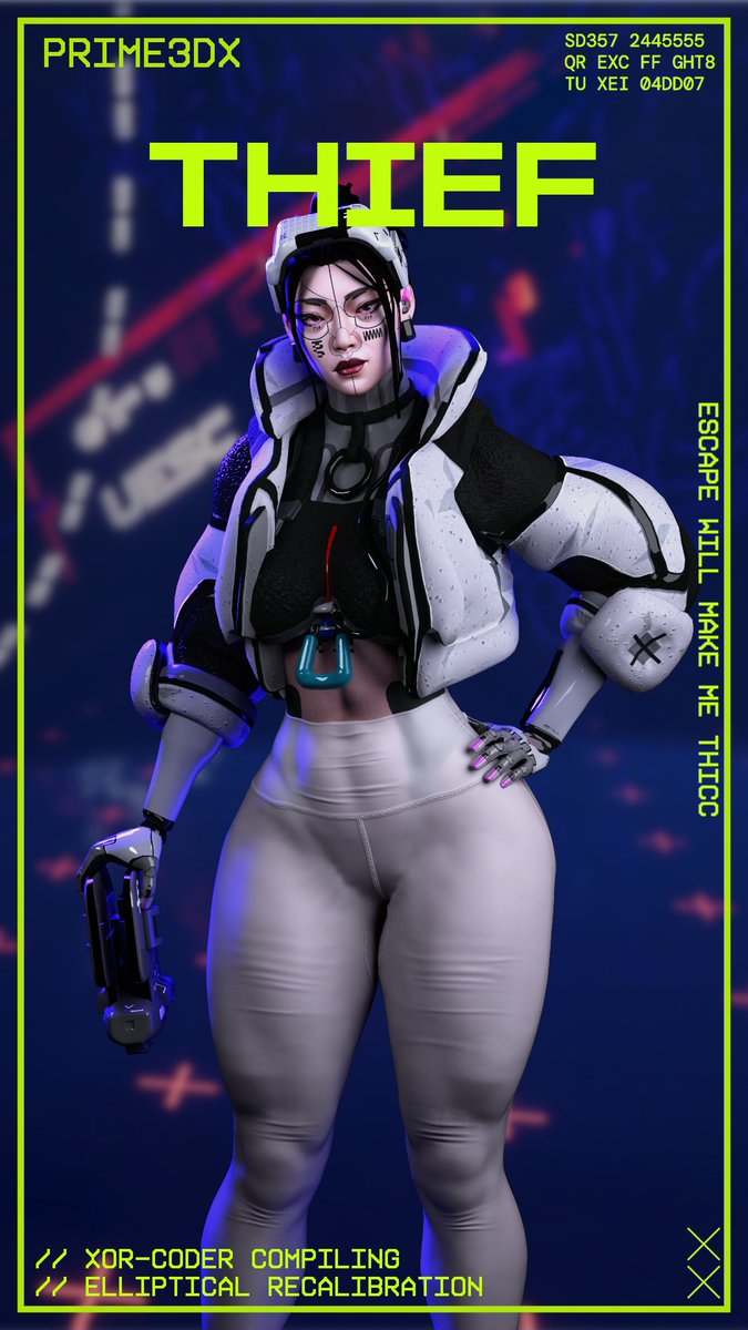 Prime3Dx's tweet photo. Thief joins the run

Thief port by @metoria331 
#marathonart #marathon https://t.co/97pL8l6dK6