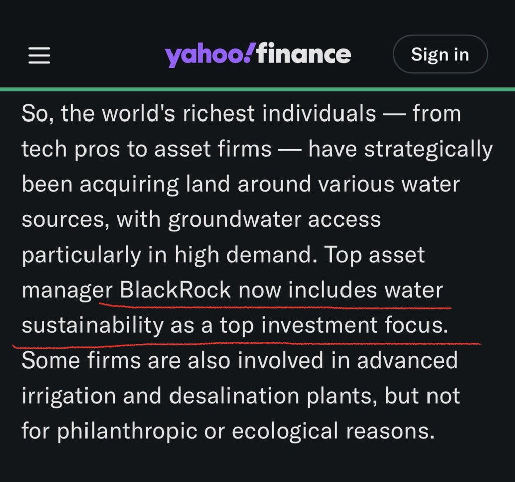 USWR_sol's tweet photo. The same billionaires buying up water rights are now buying tokenized water infrastructure on-chain.

Smart money moves early. 🌊 solana:5MP7yrWGqAV1DfFGCREbCgRhvZnM9CQoqRFYpHTEpump https://t.co/y4pGtRh9FI