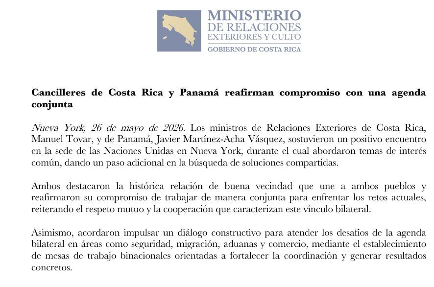 Cancillería Costa Rica 🇨🇷 tweet media