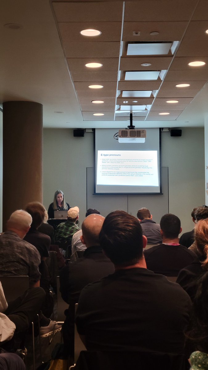 KripkeCenter's tweet photo. Some of the talks of the Debating Dynamic Semantics conference, hosted by the Saul Kripke Center in April 2026 (1/2)

Willow Starr, Karen Lewis, Daniel Harris, Simon Charlow https://t.co/bEucj4Wm2z