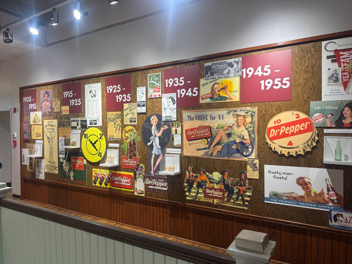 JeffSmi_'s tweet photo. One of my favorite things outside of work? History, storytelling, and the stories that connect people to places.

I spent some time at the Dr Pepper Museum in Waco this past weekend and unexpectedly stumbled across a piece of home, Crazy Water from Mineral Wells, Texas.

As a Mineral Wells native, and proud Mineral Wells ISD graduate, seeing a piece of my hometown’s history featured in the museum was a pretty special moment.

I’ve always been drawn to history, social studies, politics, and the stories behind communities, brands, and traditions. There’s something powerful about seeing how places shape people… and how those stories continue to travel far beyond where they started.

Maybe it’s no surprise someone in communications gets excited over museum exhibits and hometown history. Sometimes the best stories are the personal ones. #RamPride