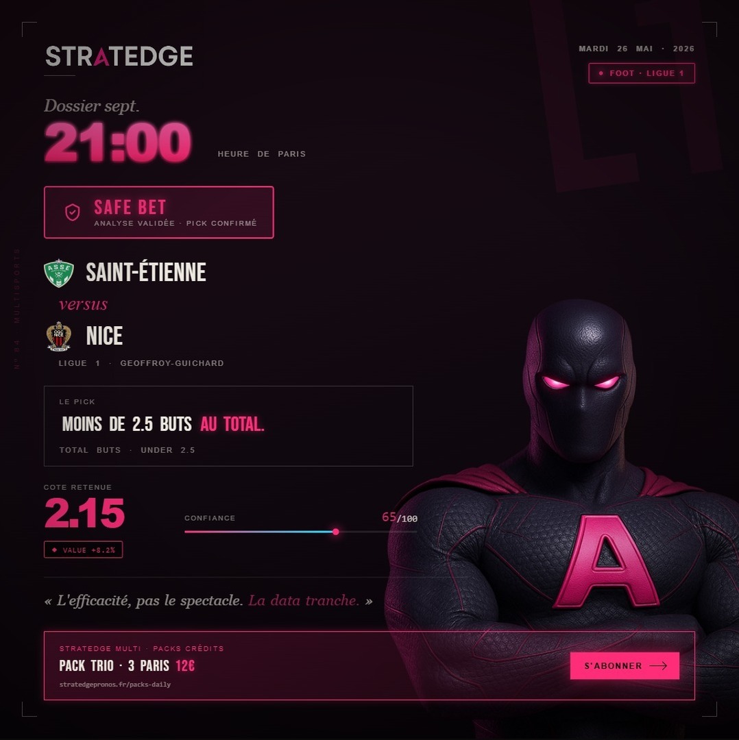 StratEdge Pronos 🔞 tweet media