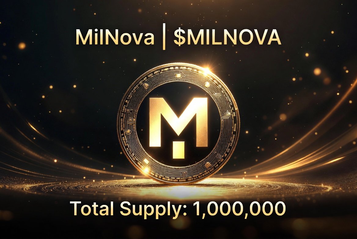 MilNova1M's tweet photo. ✨ MilNova | $MILNOVA
Total Supply: 1,000,000
Scarcity meets Luxury.
A premium Dark Meme Coin built with patience and power.
1 Million tokens. Infinite ambition.
From UK to the Moon 🌕
The rarest are always remembered.
#MilNova #MILNOVA1M #new #listing #newtoken https://t.co/WRgIVlhKIU