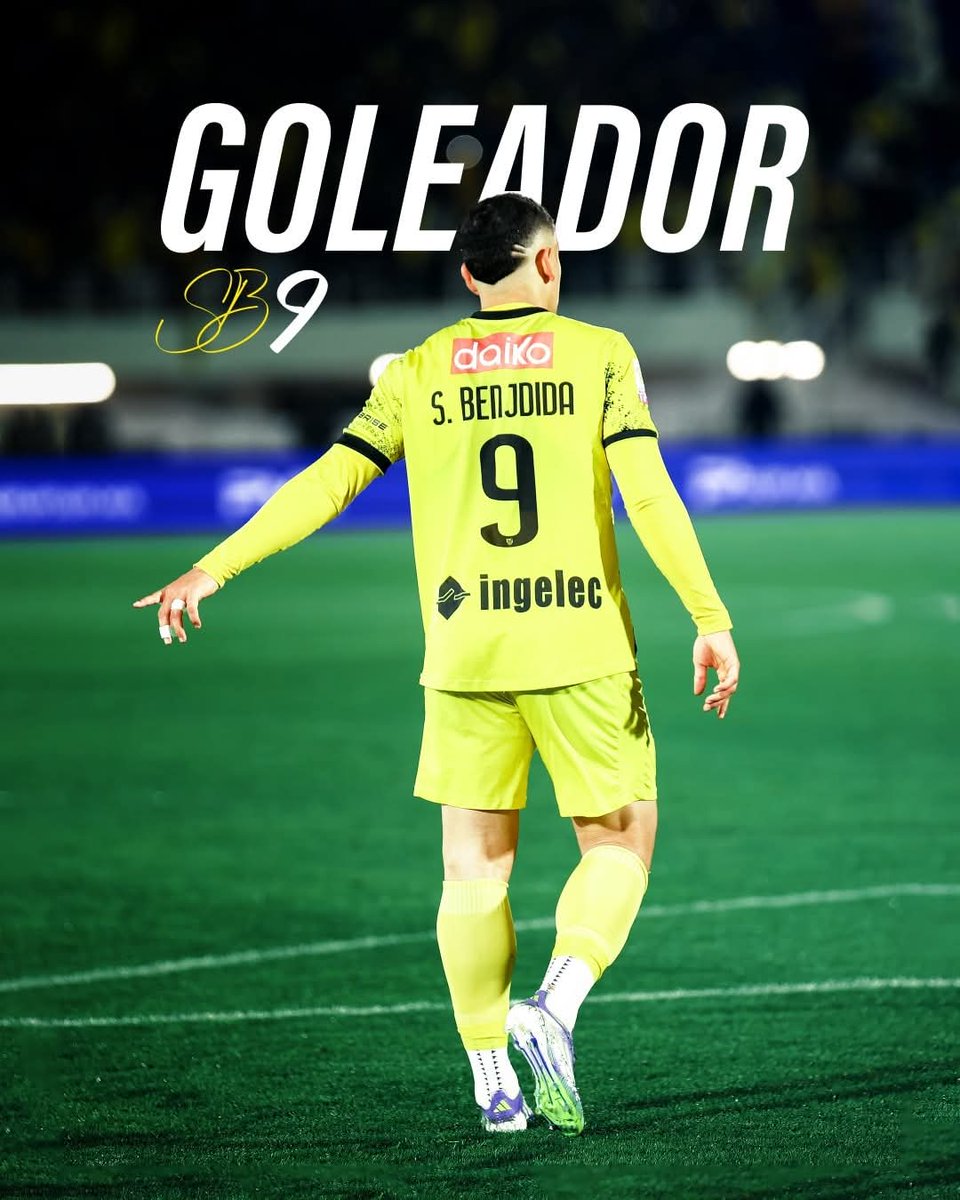 MAS_Fez's tweet photo. Our Goleador 💛🖤
#DimaMAS #dimaFES 💛🖤 https://t.co/ZjHamEB7bD
