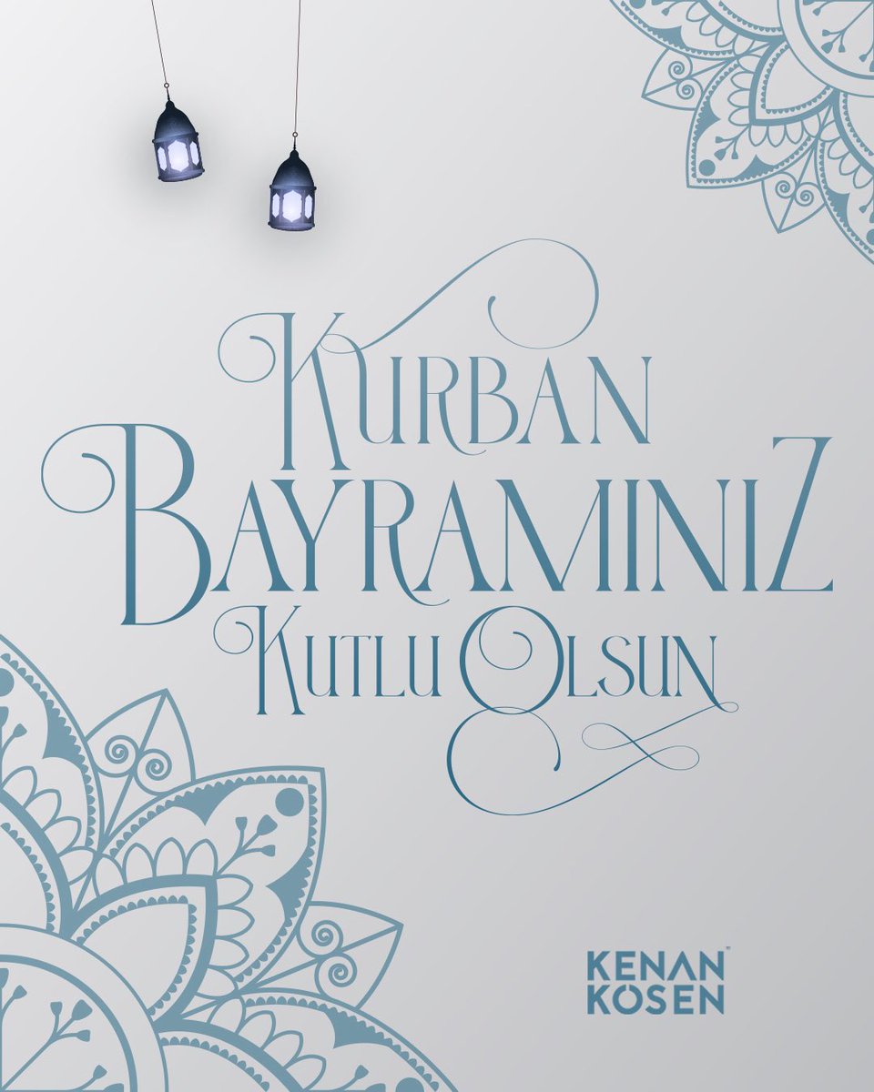 KenanKosenTR's tweet photo. Birlik, beraberlik ve paylaşmanın en güzel şekilde yaşandığı Kurban Bayramı’nın; sağlık, huzur ve bereket getirmesini diliyorum.

Sevdiklerinizle birlikte nice mutlu bayramlar geçirmeniz temennisiyle, Kurban Bayramımız mübarek olsun. 

#KurbanBayramı https://t.co/wtQyKj2NcH