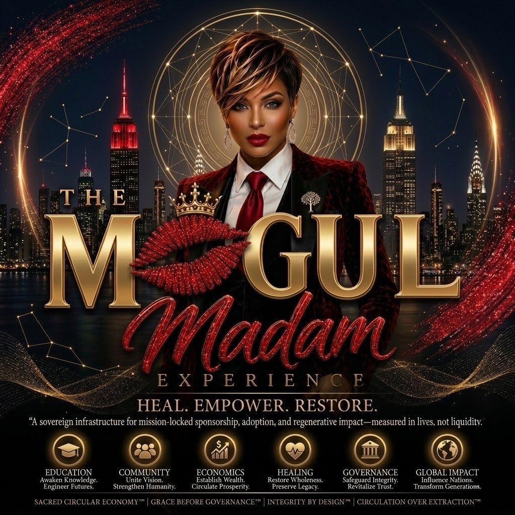 TheMogulMadam's tweet photo. 🧵 1/10:

An Open Letter 💋✨📝

From Shareha Adriann (“The Mogul Madam 💋”)

On Why The Mogul Madam Experience™ Was Built

There comes a point in every long journey where you stop trying to explain everything… and simply tell the truth.

For years, I struggled to articulate what I was building.

Not because the vision lacked structure.

Not because the architecture lacked purpose.

But because the world has become conditioned to misunderstand anything that dares to imagine differently.

Especially when it speaks about:

💬 community
💬 economics
💬 technology
💬 healing
💬 education
💬 governance
💬 or human potential

…in the same breath.
