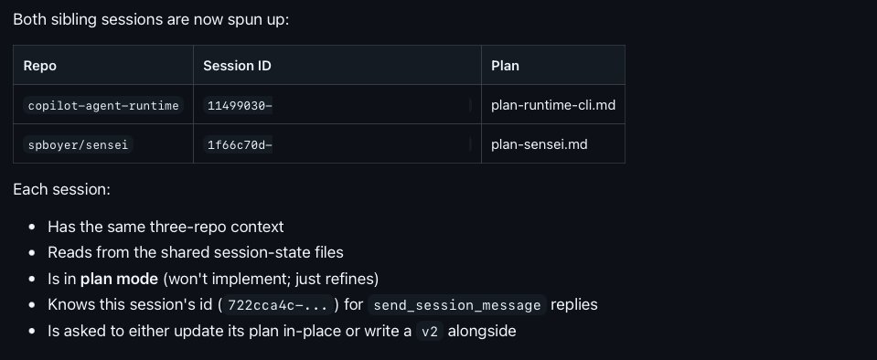 spboyer's tweet photo. More GitHub App 🔥.  Was planning across multiple projects, asks to send each project their specific plan. Sure no problem... https://t.co/YiJJzgn6xB