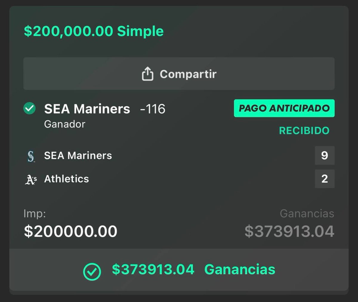 Daily_TipsX's tweet photo. La MLB no premia al que más dispara.

Premia al que sabe esperar 🙏

✅Ayer volvió a quedar claro:
pocos spots, buena lectura y ejecución limpia.

No se trata de jugar más.
Se trata de jugar mejor 👀⚾️ https://t.co/I662MABdX3