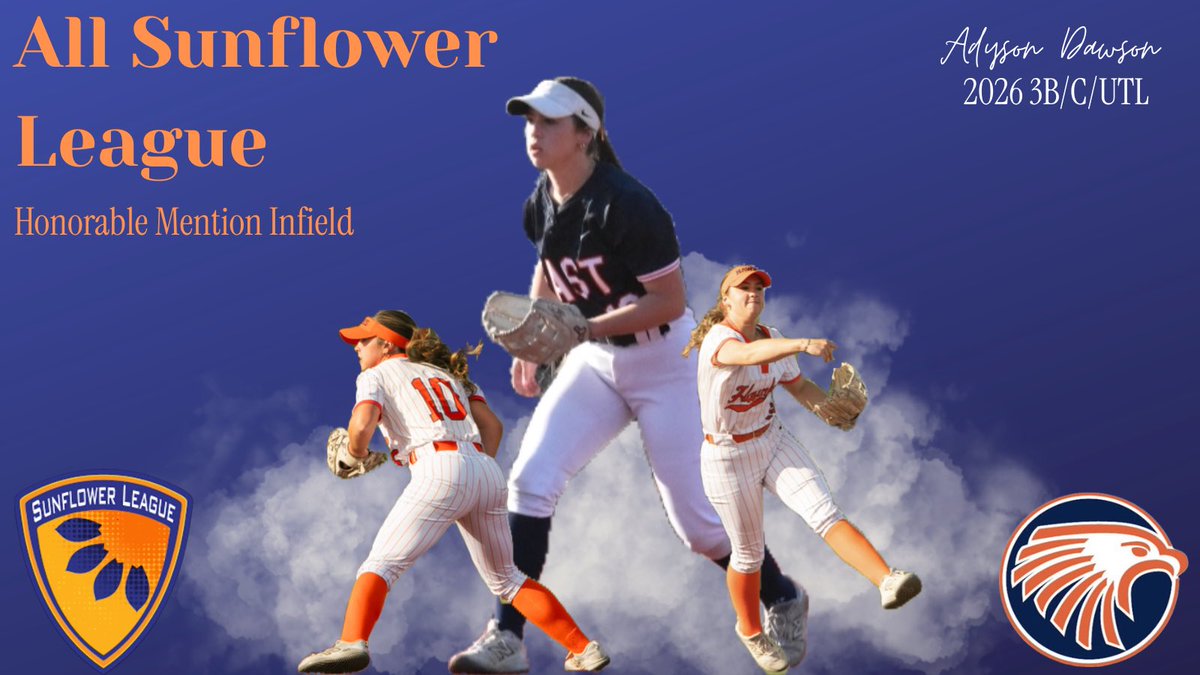 adyson_dawson's tweet photo. Beyond grateful to be named All Sunflower League Honorable Mention Infield!
@oehawkssoftball @BCU_Softball https://t.co/TprIoH83OV