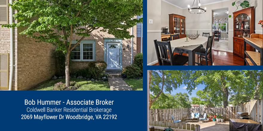 BHumm's tweet photo. Just listed in Woodbridge's Thousand Oaks — 4BR/3.5BA, 1,920 sq ft. Open floor plan, finished basement, enclosed deck, and community pool. Close to commuter rail. HOA $110/mo. $469,875. Open House Sat 5/30 &amp; Sun 5/31. #JustListed #WoodbridgeVA #OpenHouse 
https://t.co/1cMBpPiu6W https://t.co/R9ooKxYHWF