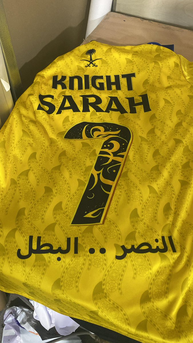 dsg_draft's tweet photo. العينة الاولى وصلت ، تعديلات بسيطه ويكون طبق الاصل ⏳🤩!

ودكم ننزل هذا ولا ننتظر النسخة الافضل بعد العيد ؟🙏

#النصر #العالمي https://t.co/STtTWBphy5