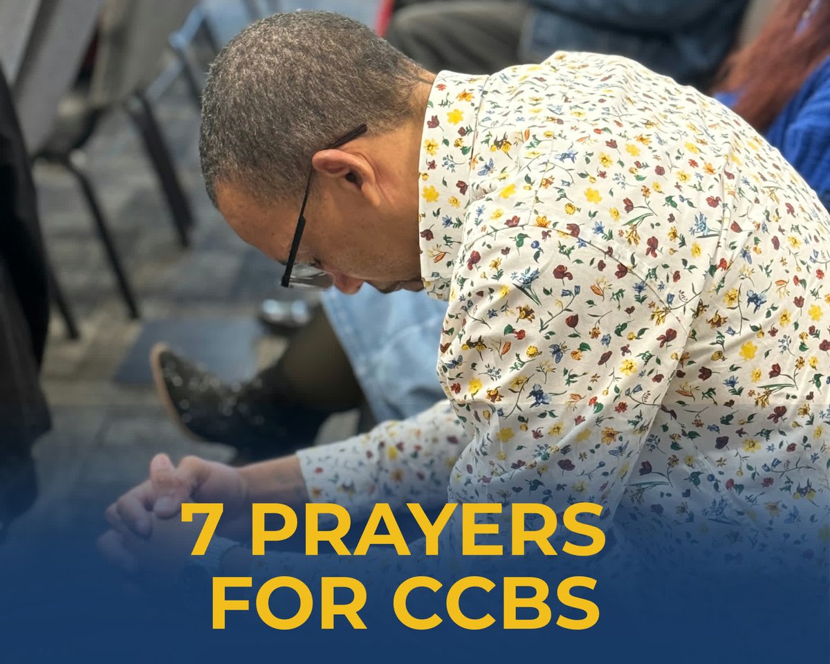 ccbsnc's tweet photo. At CCBS, we believe faithful servant leadership begins with prayer. In the Spring issue of Common Ground, Dr. Korver shared a special prayer guide for our students, faculty, and ministry.

Download your copy and pray with us: https://t.co/slPRECg3l9

#prayer #ccbs https://t.co/yWjc6Vc4mM