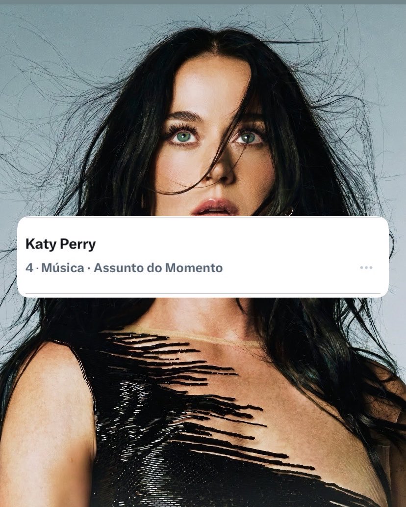 Katy Perry became the most talked-about topic worldwide following