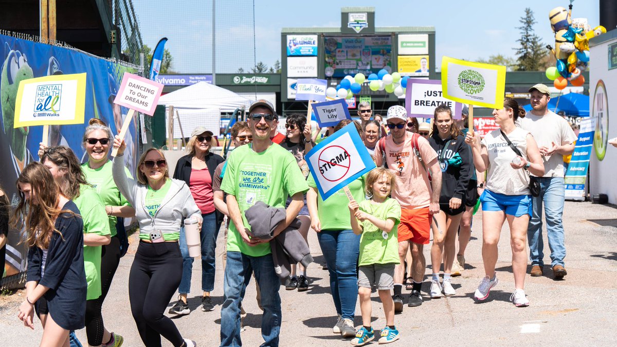 NAMIVT's tweet photo. NAMIWalks Vermont 2026 was a huge success! 🌟

We were fortunate to have beautiful weather; no clouds or rain, just clear skies, sunshine, and an amazing turnout to support mental health awareness! It felt truly empowering to see everyone unified around a shared goal. https://t.co/UCdAML35VX