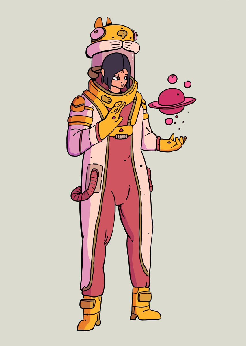 rockischillin's tweet photo. Character design I did for my portofolio
Funky astronaut girl #characterdesign #oc https://t.co/9ysQH80Wc4