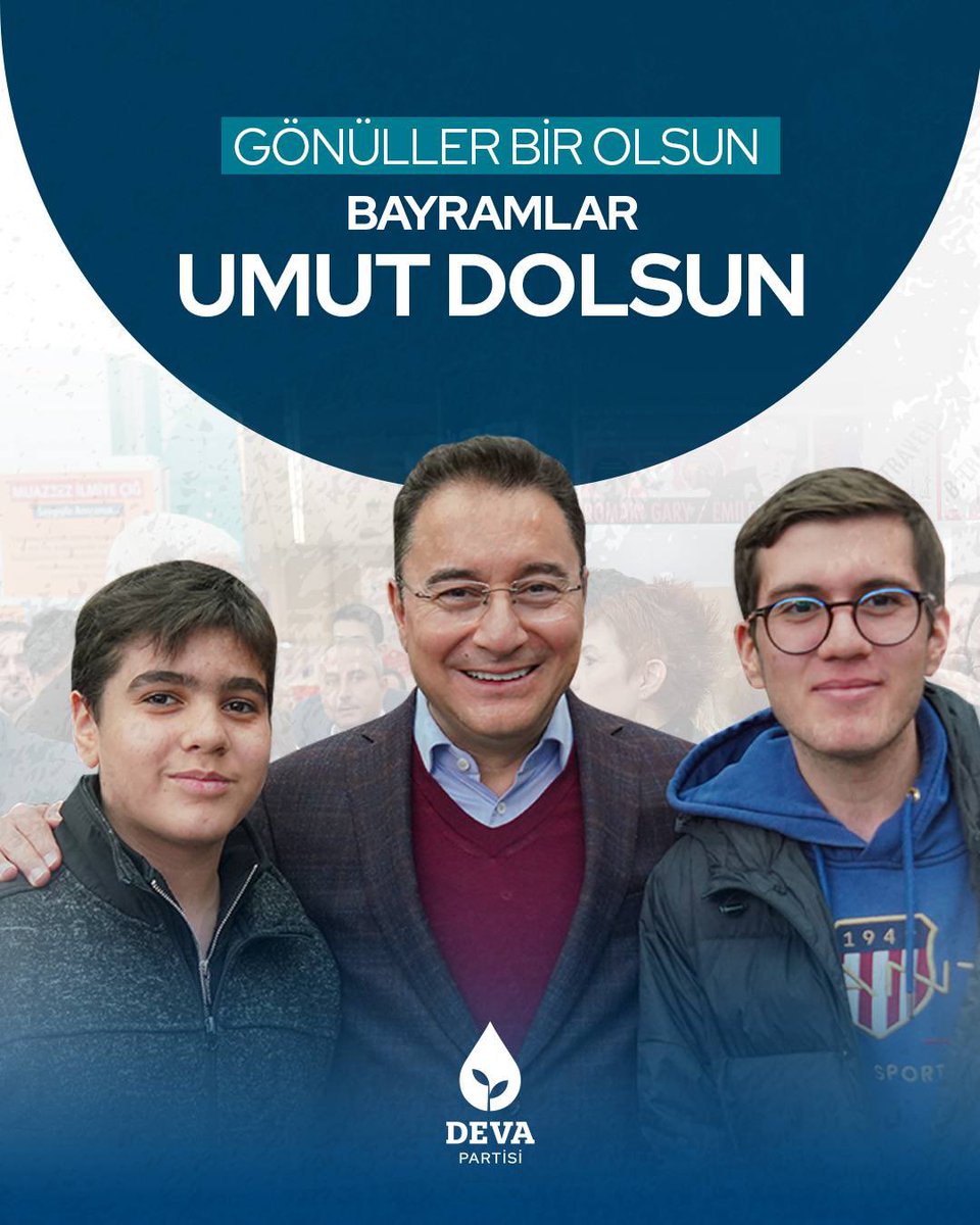 devapartisi's tweet photo. Gönüller bir olsun, bayramlar umut dolsun.

Hep birlikte nice bayramlara. https://t.co/ILRlM08VH8