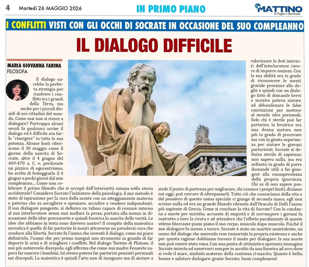 filocoach's tweet photo. #filosofia #dialogo #Socrate https://t.co/ZmEl3Vm5YS