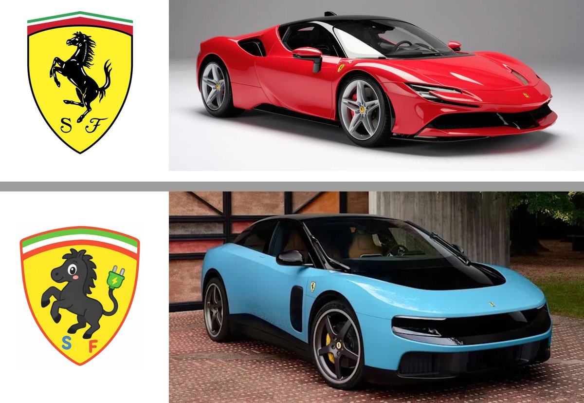 ElDiCaprio's tweet photo. New #Ferrari Luce for Kids. https://t.co/syJbH6Z6dI