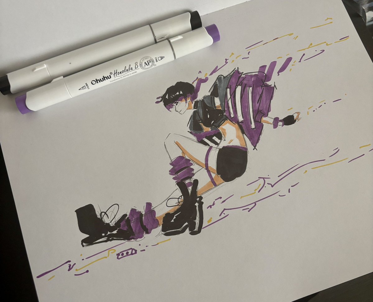 RandMartist's tweet photo. Reina Mishima 💜⚡️ 

#Tekken #fanart https://t.co/q5RNXTBdSg
