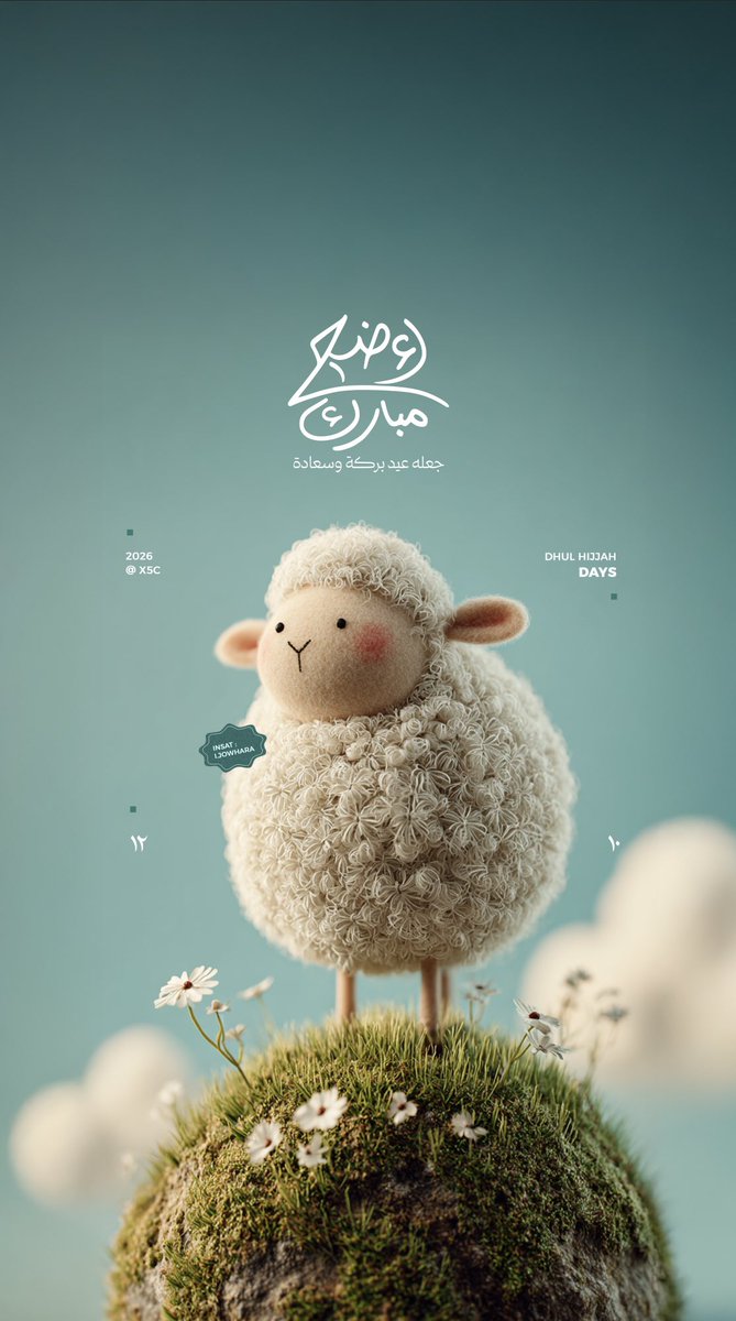 x5c's tweet photo. Eid Adha Mubarak | 🐏
ِ https://t.co/BiwWWvnMqV
