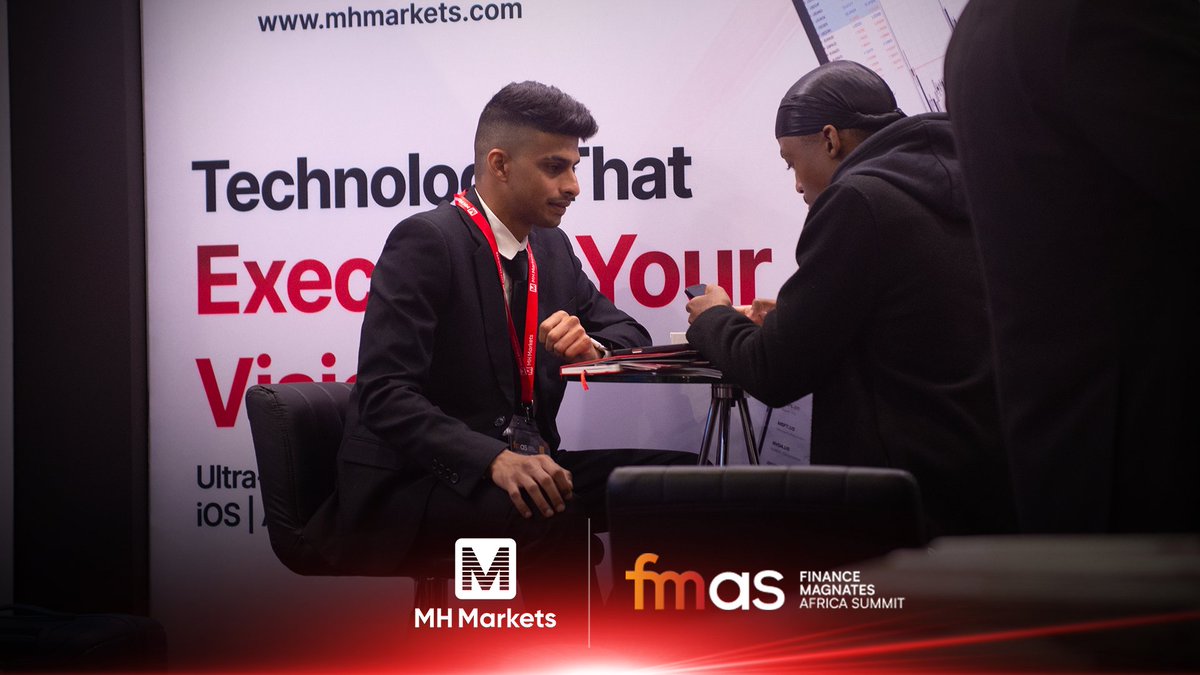 mhmarketsglobal's tweet photo. Day 1 at Finance Magnets Africa Summit, booth #37 at CTICC, Cape Town. Great conversations across leadership, sales, and client success.

#FMAS2026 #FinanceMagnates #AfricaSummit #CTICC #CapeTown #Booth37 #Trading #Fintech #Finance #Networking #GlobalMarkets #ClientSuccess https://t.co/RiymfKAb5V