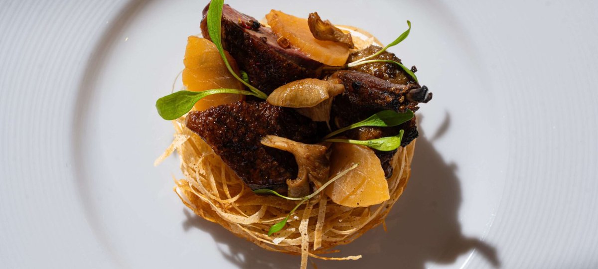 clistehosp's tweet photo. “Seasonal. Refined. Artistic.” The phrase appears often in descriptions of Scott Kapitan’s cooking, but inside The Yew Tree @muckrosspark it feels less like branding and more like discipline. Read Scott’s take on summer https://t.co/I59VokSntN https://t.co/iCjGeDF2Ak